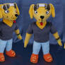 Mr Peanutbutter from BoJack Horseman plush