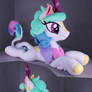 Princess Celestia as a Kirin MLP plush