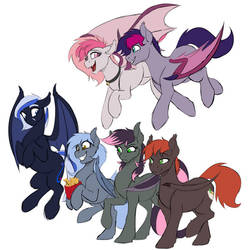 Bat Ponies- The Groupening