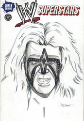 Ultimate Warrior Sketch Cover