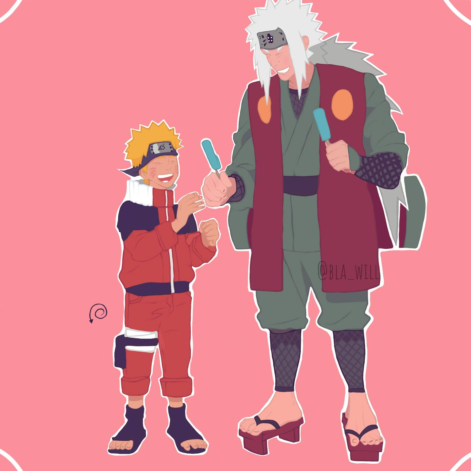 Naruto e Jiraiya - FanArt by BlaWill on DeviantArt Naruto e Jiraiya - FanArt by BlaWill on DeviantArt