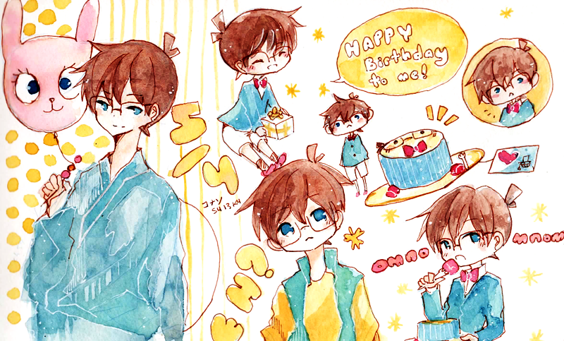 Happy Birthday Conan By Kyunyo On Deviantart Happy Birthday Conan By Kyunyo On Deviantart