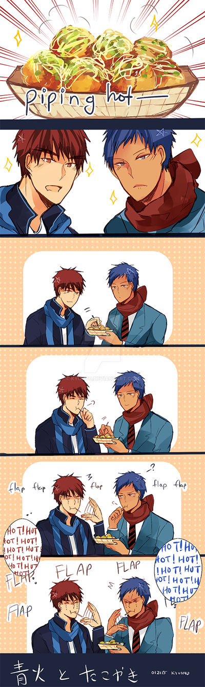 Aoka Deviantart Aoka ft. takoyaki by kyunyo on DeviantArt