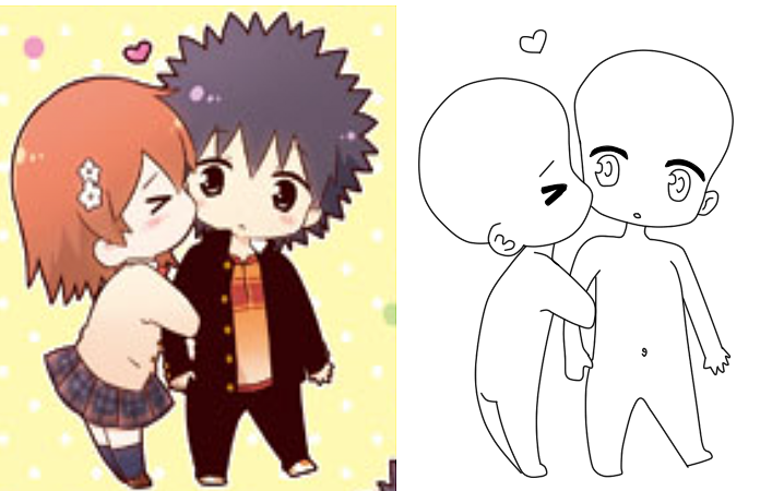 Kissing Chibi Base By Catsoupbases On Deviantart Kissing Chibi Base By Catsoupbases On Deviantart