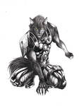 Akira The Alien Werewolf by Nasbak-Cryman