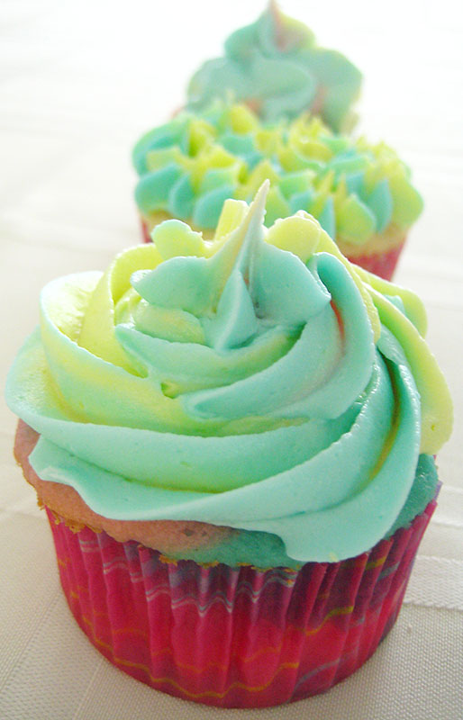 Tie-dye Cupcakes III