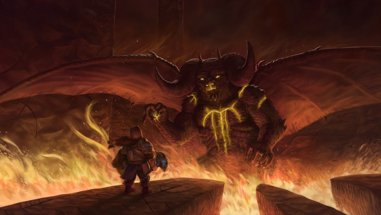 Demonic Combat Combat with Demon by Haidamak on DeviantArt