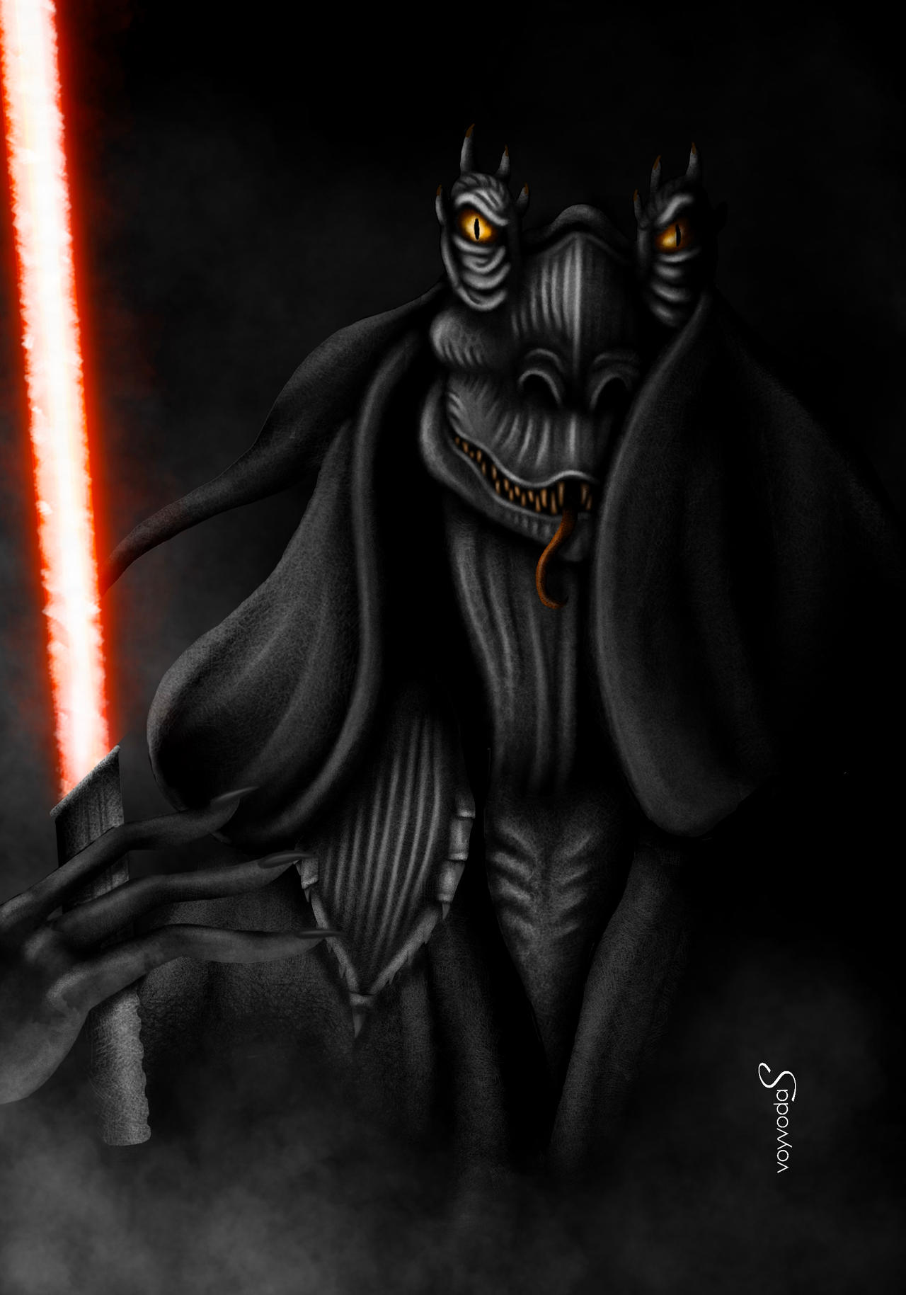 Darth Jar Jar By VoyvodaS On DeviantArt darth-jar-jar-by-voyvodas-on-deviantart