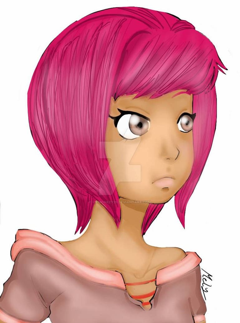 Magenta Girl by Icemonkey29 on DeviantArt