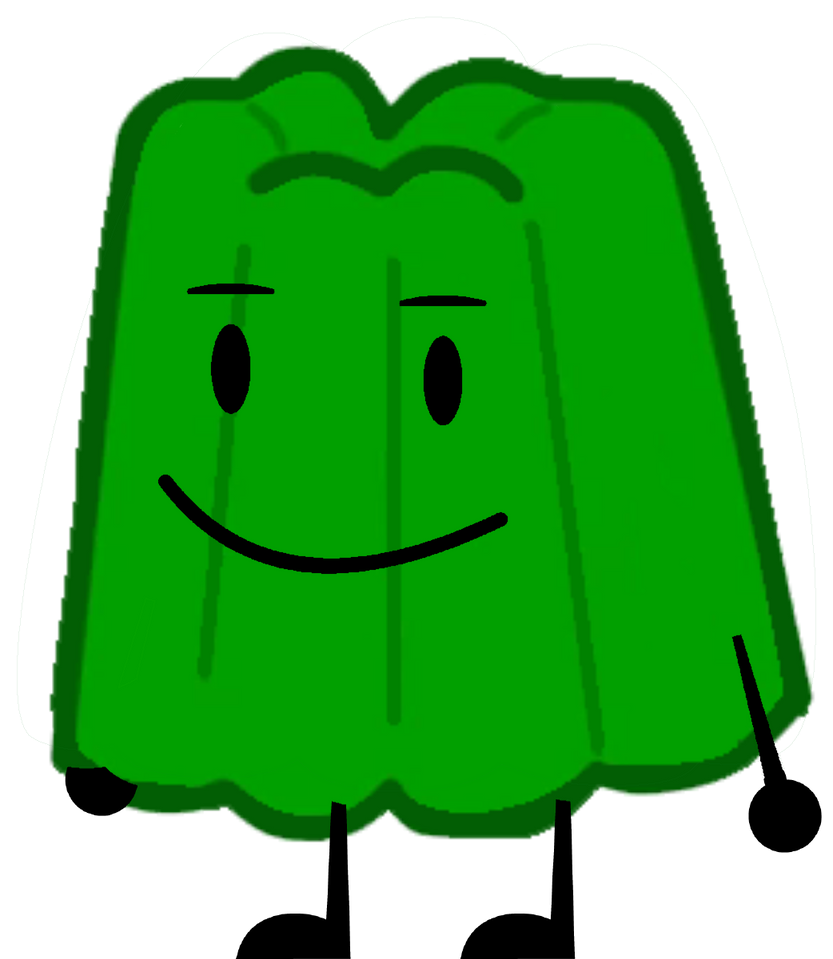 New Gelatin BFDI but with the Old Asset by pugleg2004 on DeviantArt