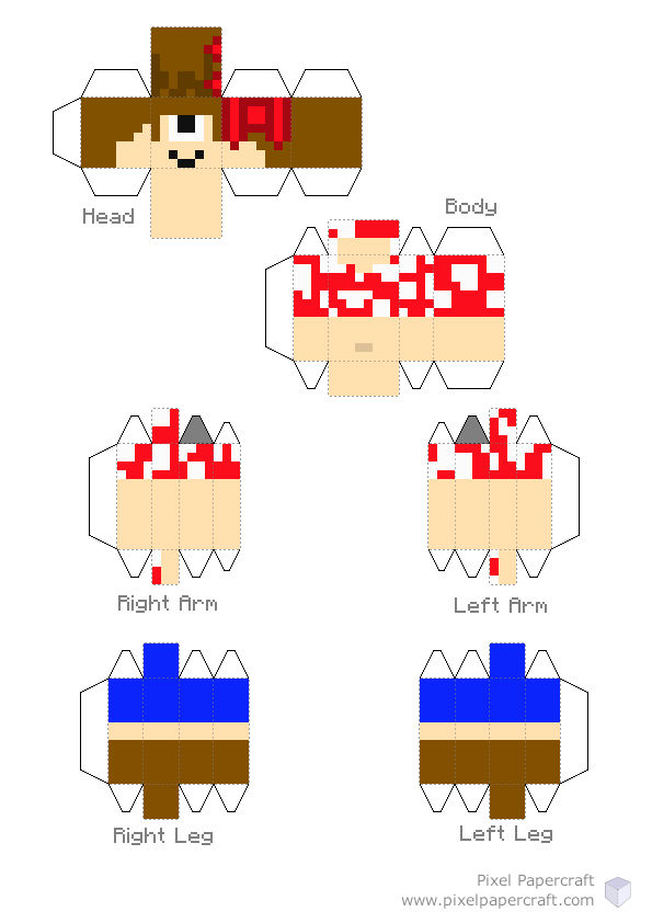 Character Roblox papercrafts em 2023