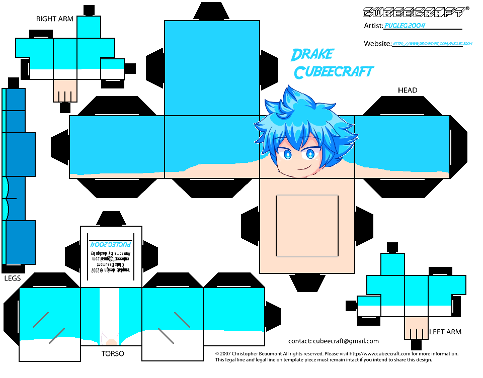 Cubeecraft Roxy Drake Cubeecraft by pugleg2004 on DeviantArt