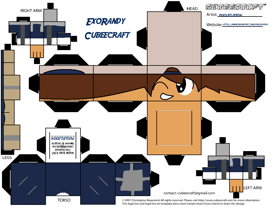 Cubeecraft Roxy ExoRandy Cubeecraft by pugleg2004 on DeviantArt