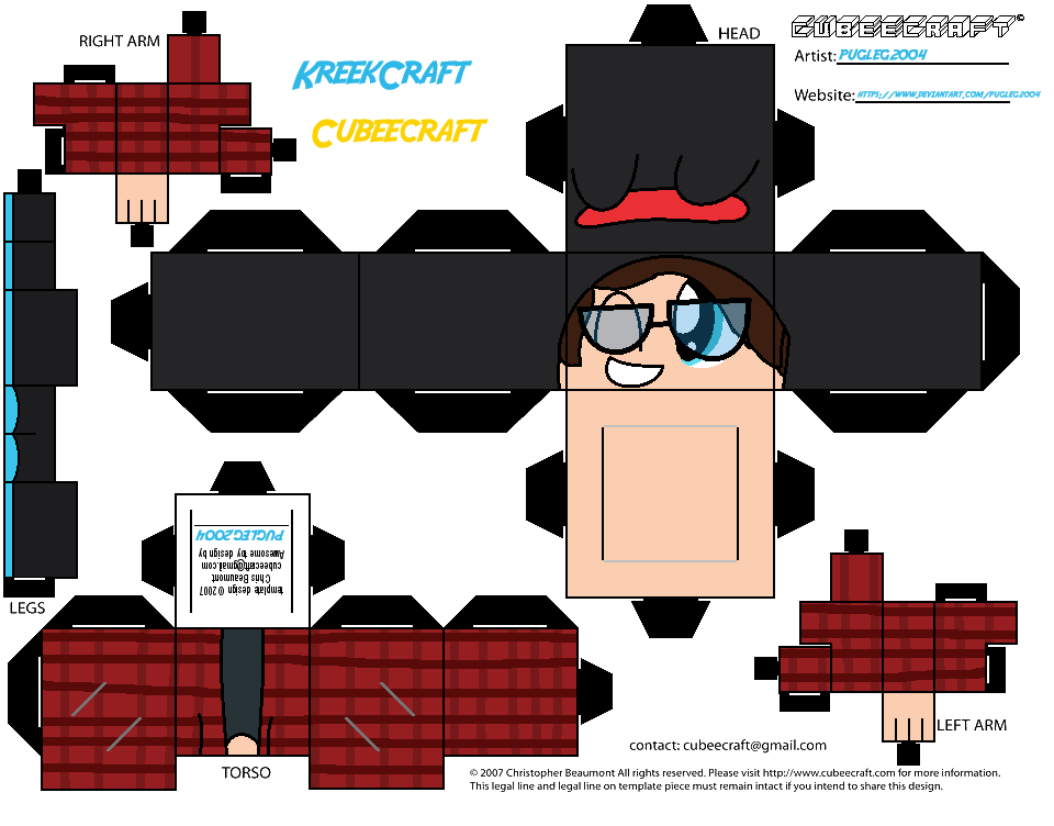 Cubeecraft Roxy KreekCraft Cubeecraft by pugleg2004 on DeviantArt