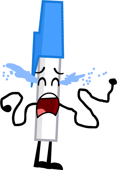 Two Crying Bfdi Pen Crying but with BFDI Assets by pugleg2004 on DeviantArt