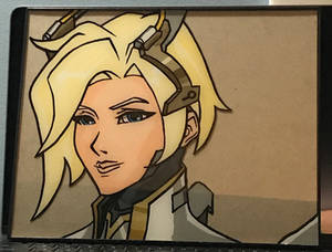 Overwatch: Mercy - Anime Glass Painting