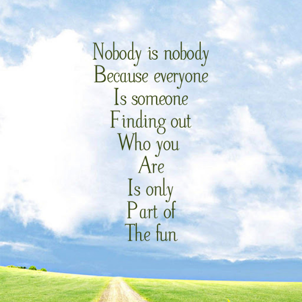 Nobody is nobody