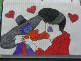 Darkwing and Morgana :love: