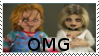 Chucky and Tiffany OMG stamp by OldSchoolDegrassi