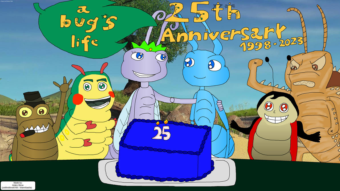 A Bug's Life 25th Anniversary (19982023) by tillamillasilla on DeviantArt