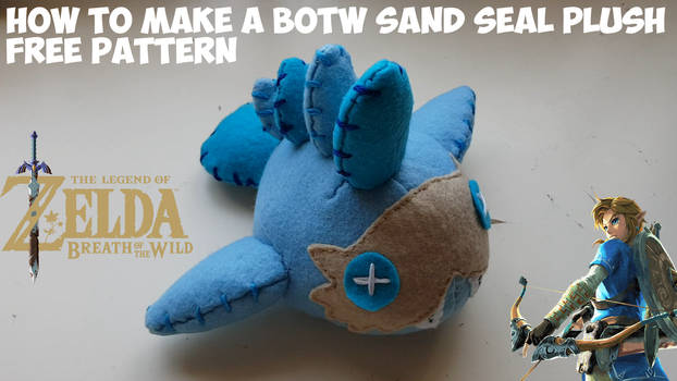 How to Make a Breath of The Wild Sand Seal Plushie