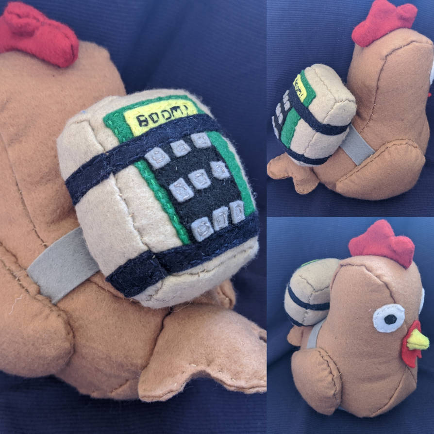 Csgo Bomb Chicken For Sale + Free Pattern! by witchcraftyYT on DeviantArt