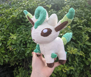 Leafeon Plushie + Free Pattern