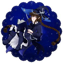 [Wadanohara and the Great Blue Sea] the Sea Witch by sakurakaama