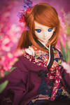 Yuuko . Pomegranate kimono by OrchidDolls