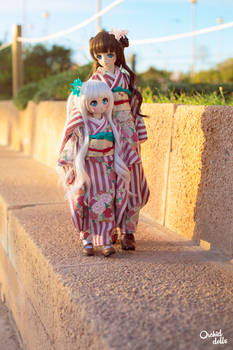 Melo and Neb . Kimono spring