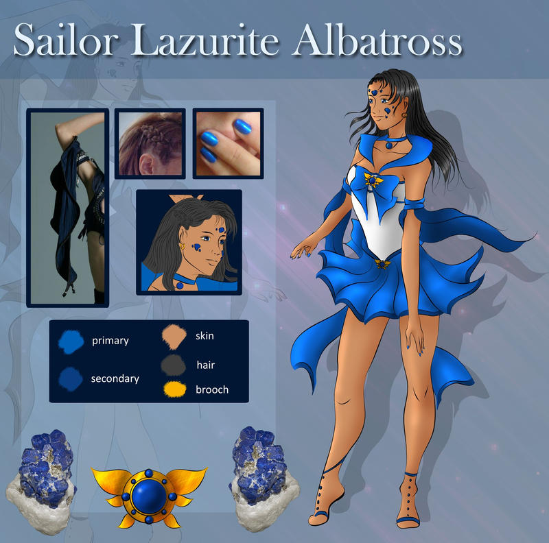 Sailor Lazurite Albatross - reference by AnnAquamarine
