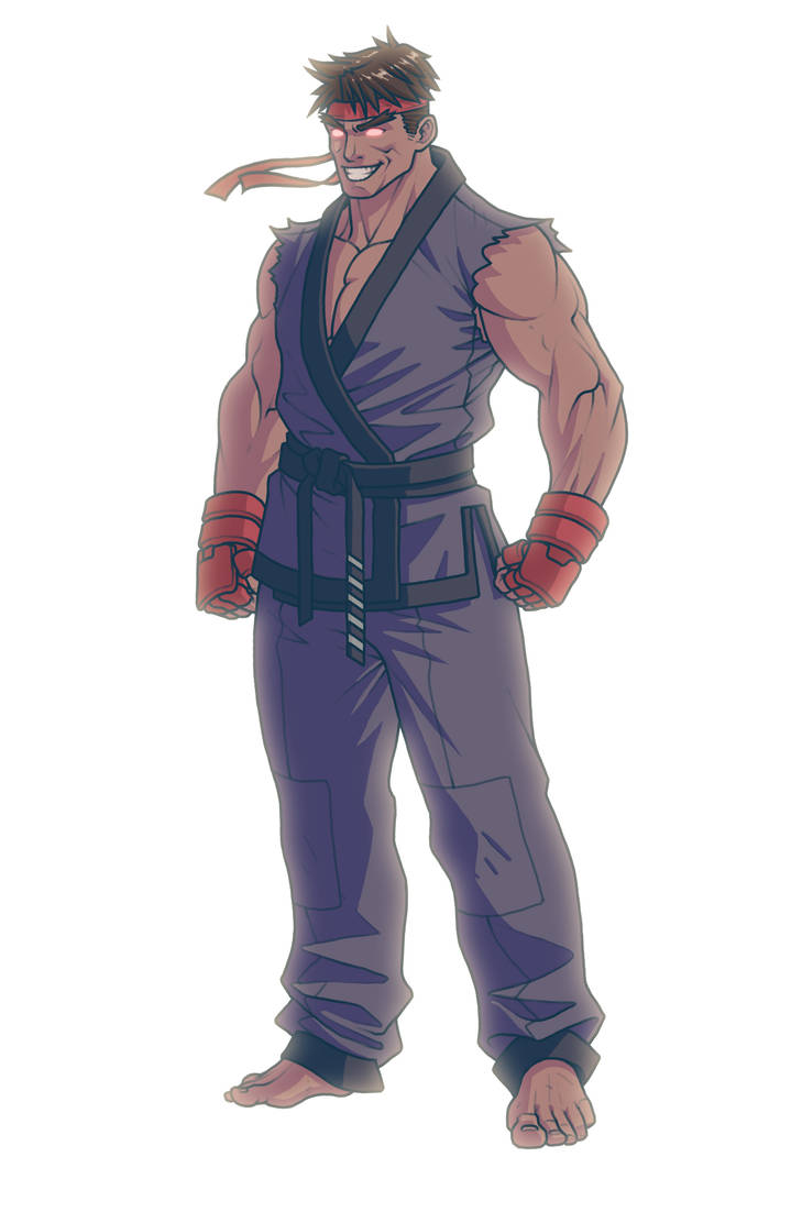 Evil Ryu by glubglubz on DeviantArt