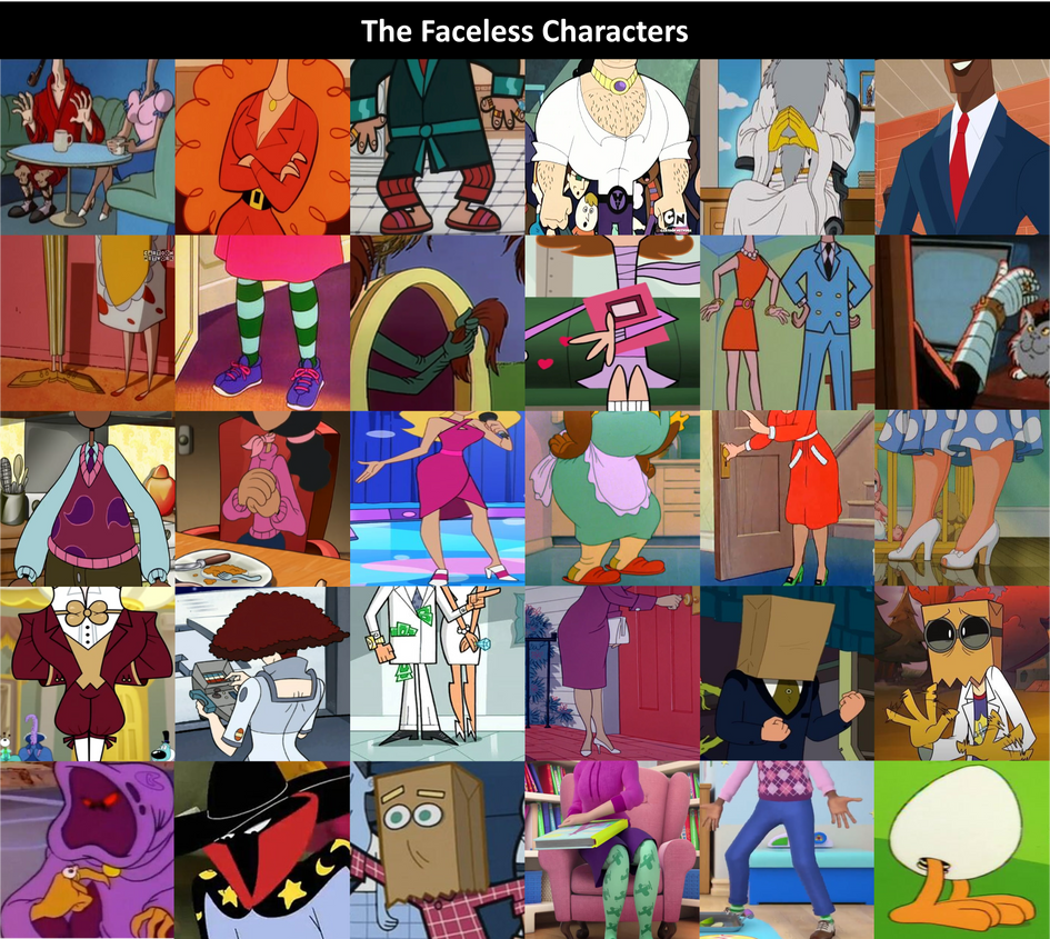 The Faceless Characters by DarkSpacePirateX9 on DeviantArt