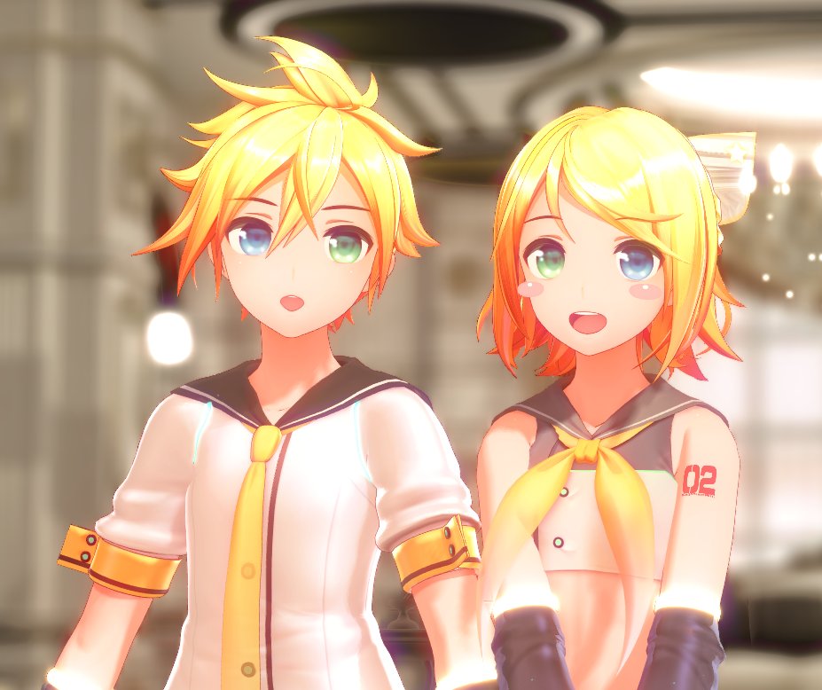 [MMD/DL] YYB Len and Rin ! [model/dl]