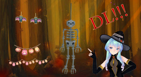 [MMD/DL] Helloween Ornament 2 ! [Accessories/dl]