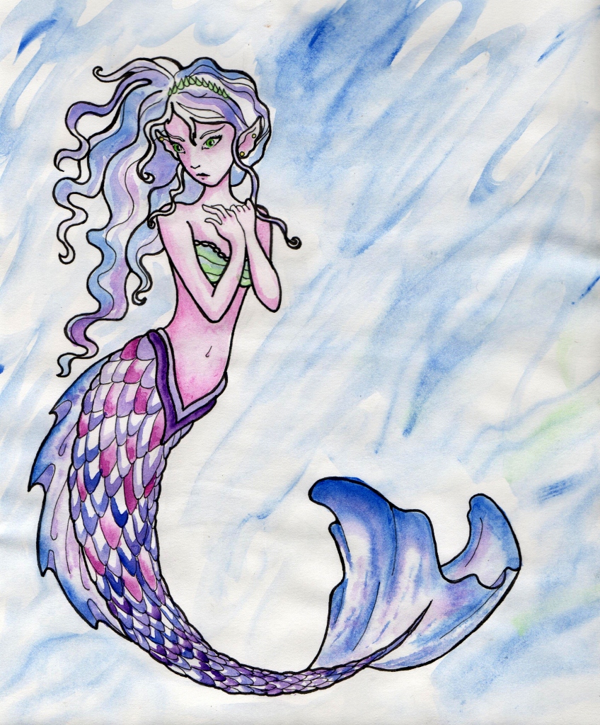 The Mermaid Colored