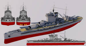 Righteous-class Super-Dreadnought 1940 Refit