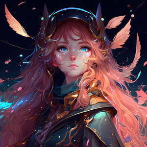 Majestic strong woman