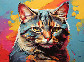 Pop Art Cat