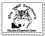 Shy Wolf Sanctuary Stamp