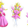 Princess Peach into Cherrim