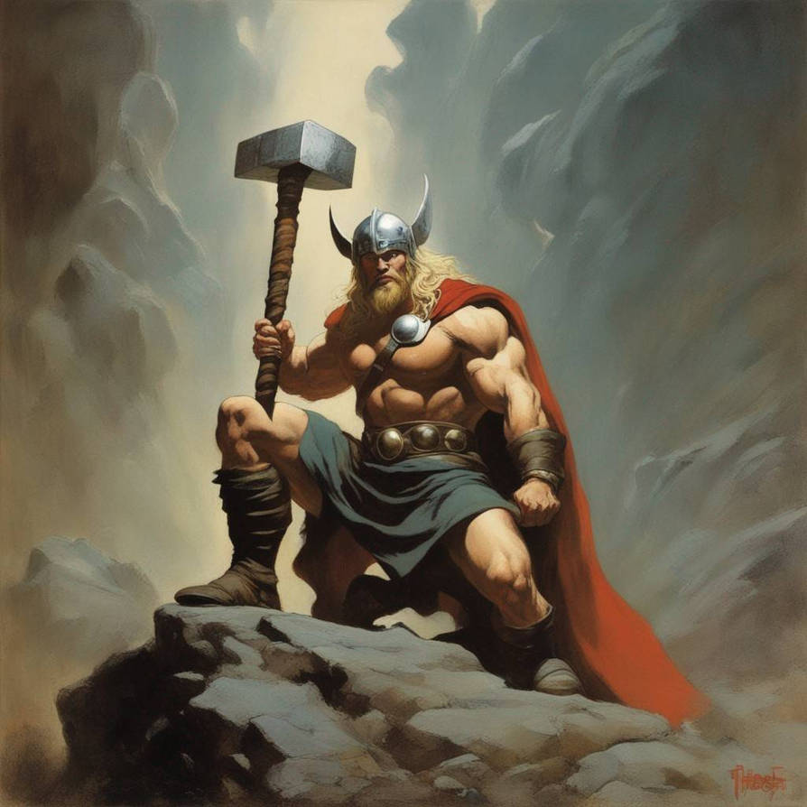 Mighty Thor's Hammer by Dinuguan on DeviantArt