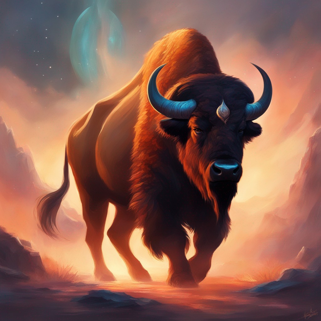 Bison Deviantart Bison by ZENART07 on DeviantArt