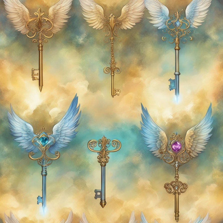 Winged Keys (4) by ZENART07 on DeviantArt