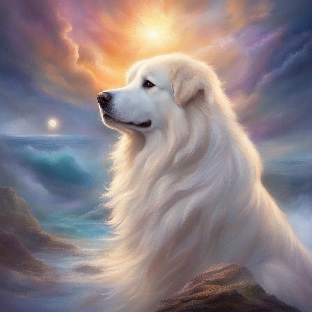 Great Pyrenees Dog by ZENART07 on DeviantArt