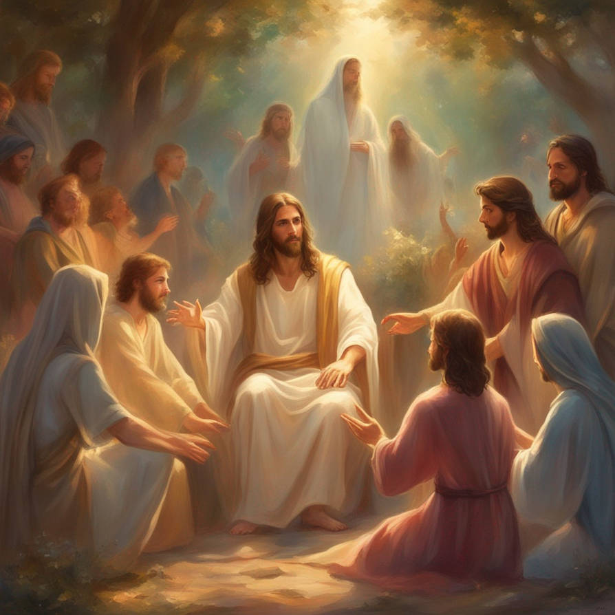 Jesus Healing The Sick People by ZENART07 on DeviantArt