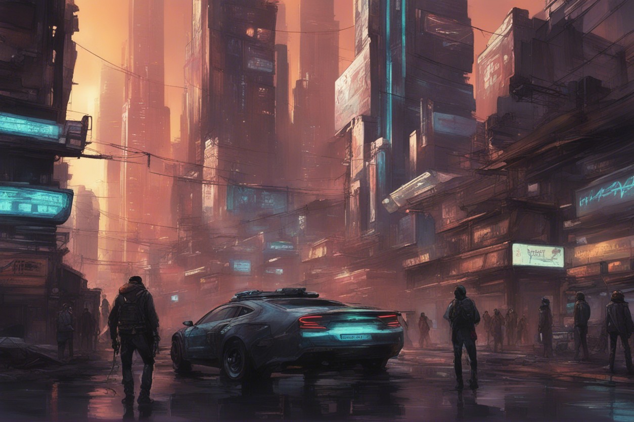 Cyberpunk city vertical wallpaper by Coolarts223 on DeviantArt