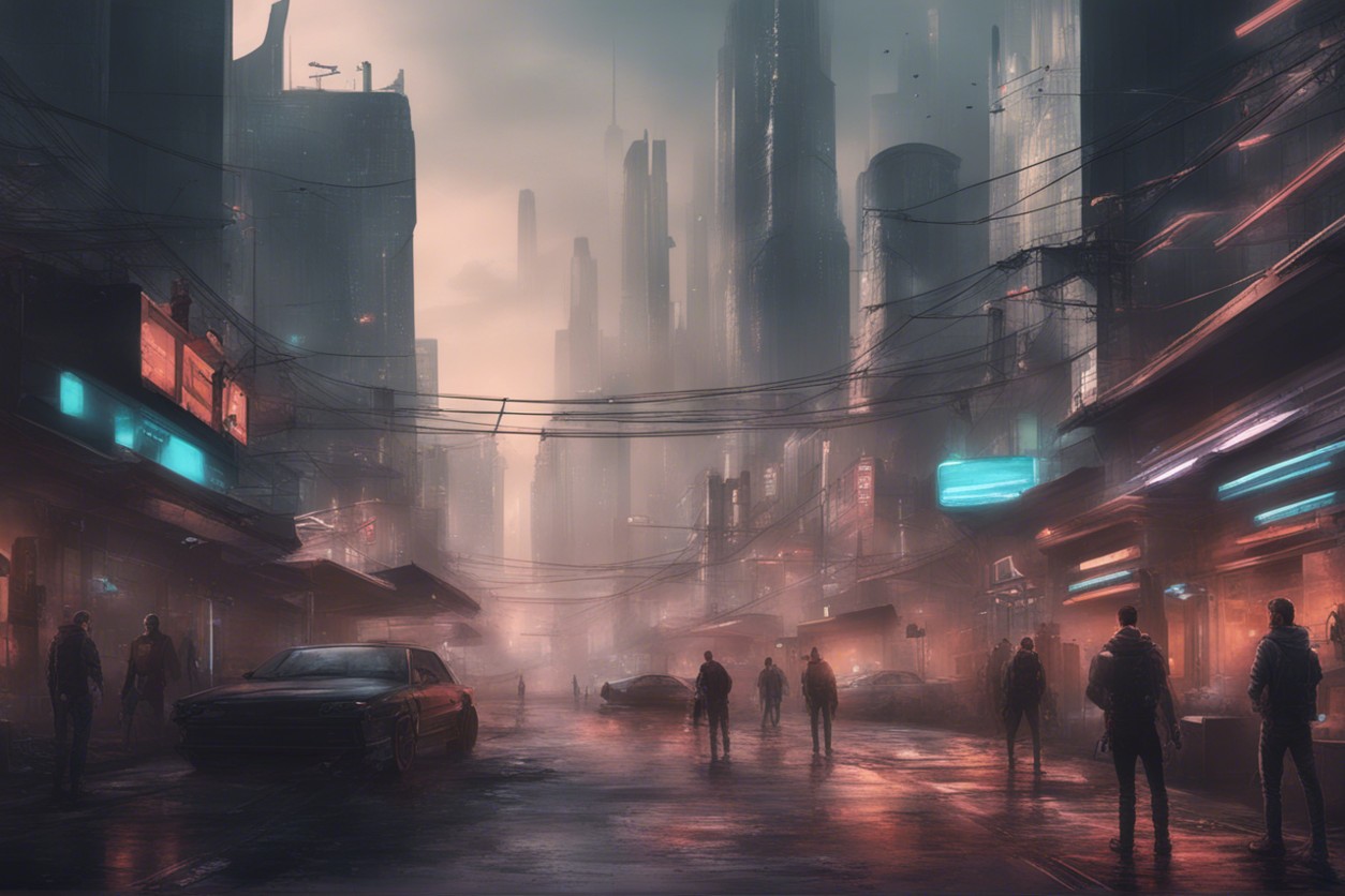 Cyberpunk city vertical wallpaper by Coolarts223 on DeviantArt