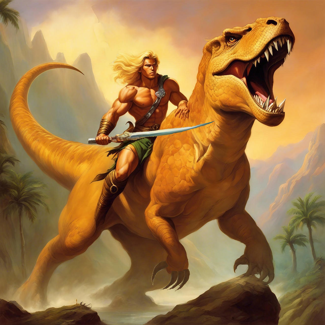 Boston Riding T Rex ka-zar riding T-rex (12) by ZENART07 on DeviantArt