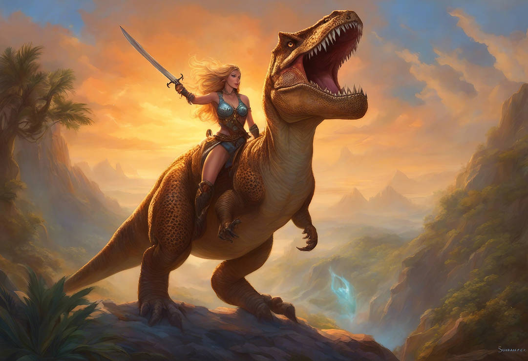 Boston Riding T Rex Shanna Riding T-rex (3) by ZENART07 on DeviantArt